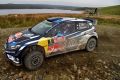 DEESIDE, WALES - OCTOBER 30: Sebastien Ogier of France and Julien Ingrassia of France compete in their Volkswagen ...