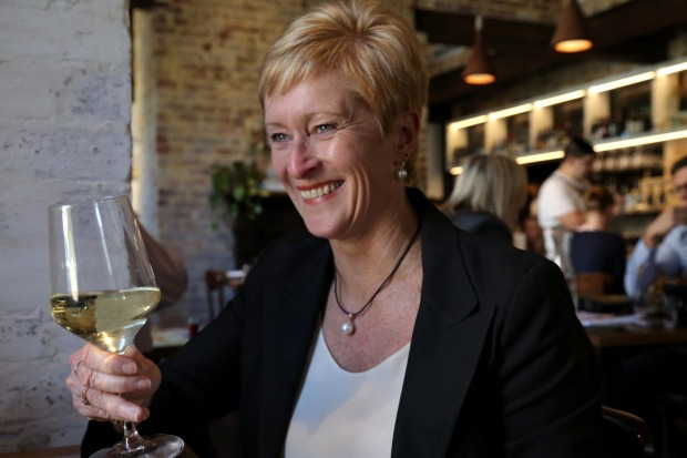 To go with her tiger prawn gnocchi at Julio's Restaurant, Vanessa Guthrie picked a sauvignon blanc semillon. 