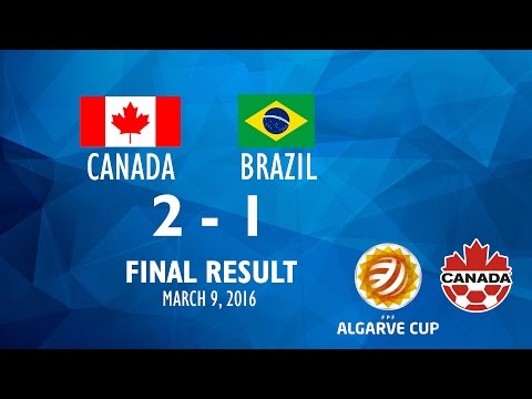 Algarve Cup Final 2016 - CAN 2:1 BRA Highlights  and post match comments