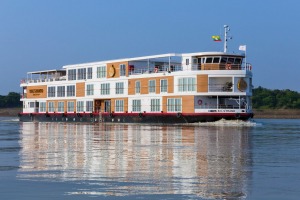 The Strand Cruise sails three and four-night itineraries between Bagan and Mandalay on Myanmar's Irrawaddy river. 