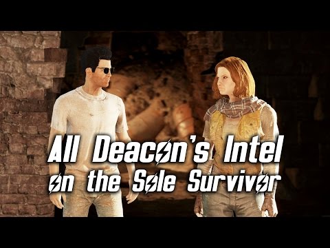 Fallout 4 - Deacon's Intel on the Sole Survivor (All Options)