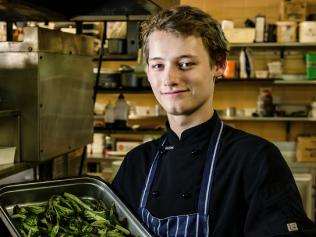 Australian Training Awards 2016 Australian school-based apprentice of the year Leuwin Andrew. Lives in SA. Cert III in Comemrcial Cookery. 18.