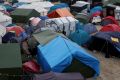 The 'Jungle' migrant camp in Calais.