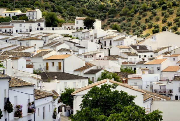 Zahara de la Sierra, one of the white villages, in Cadiz, Andalucia, Spain.