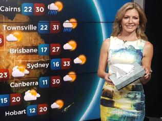 Vanessa O'Hanlon who is today, Friday, November 18, 2016, leaving her position as weather presenter for ABC News Breakfast. Source: FACEBOOK