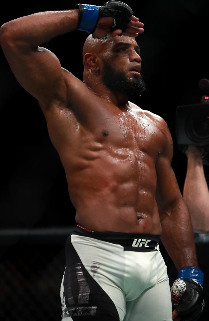 Yoel Romero after his win at UFC 205.