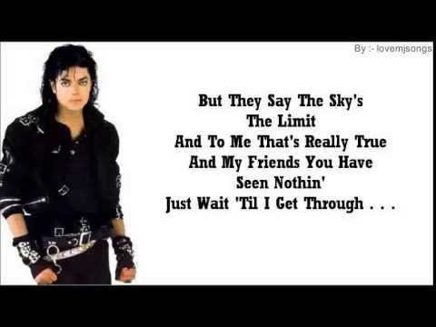 michael jackson - bad (lyrics)