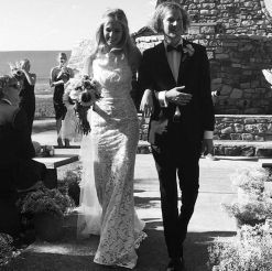 Inside this Victoria's Secret model's festival-themed nuptials