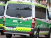 An eighth ambulance arrives to park outside Royal Perth Hospital Emergency Department. Doctors are worried by rampant ambulance ramping at Perth hospitals, more than 630 hours in the past 9 days, despite the mild winter flu season so far. Picture: Megan Powell The West Australian.