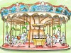 The design of a handcrafted Venetian carousel which will reside at Elizabeth Quay.