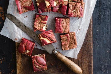 Red velvet cheesecake swirl brownie