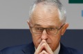 Australia's Prime Minister Malcolm Turnbull attends a forum discussion at the Asia-Pacific Economic Cooperation, APEC, ...