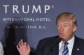 Donald Trump speaks during the grand opening ceremony of the Trump International Hotel in Washington, D.C.