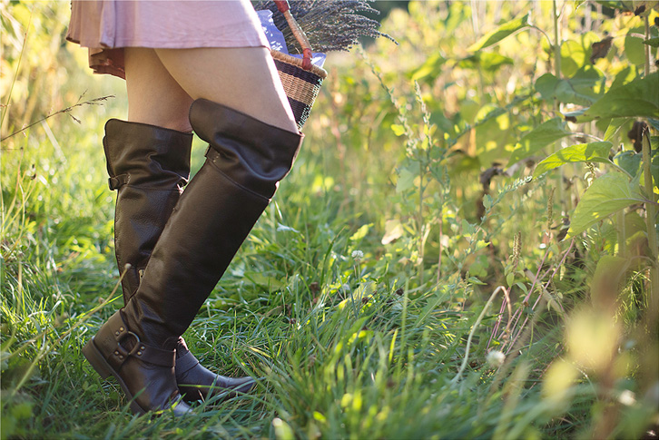 Brown Over-The-Knee Boots