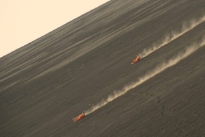 Volcanic boarding down Nicaragua's Cerro Negro is fast and furious.