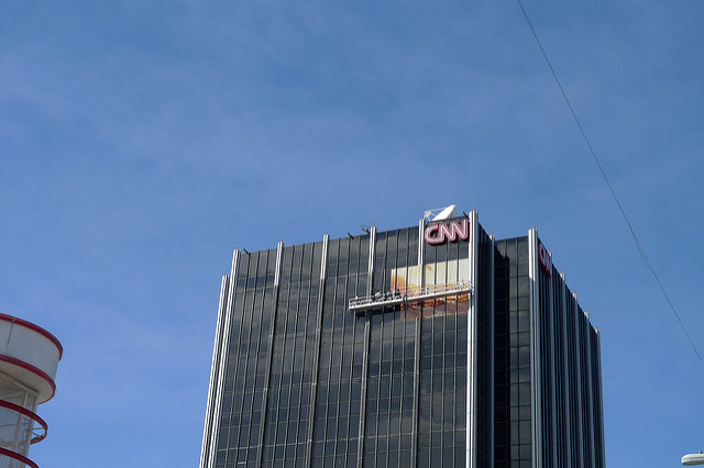 Video: Hundreds Of Anti-Trump Demonstrators Walk Through Hollywood, Protest Outside CNN Building