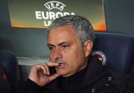 Manchester United's manager Jose Mourinho, waits prior to a Europa League group A soccer match between Fenerbahce and Manchester United, in Istanbul, Thursday, Nov. 3, 2016.