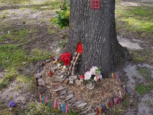 Fairy Garden in park on Kent St, Glen Iris