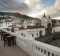 The view from Casa Gangotena's terrace over Quito.