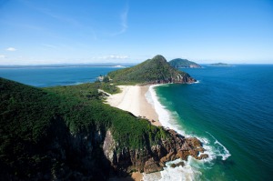 Port Stephens coastal scenery.