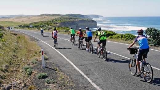 The Great Ocean Road ... great for driving, even better for cycling.