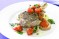 Veal and potatoes with tomato caper salsa