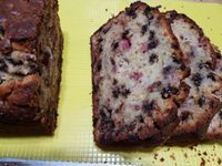 Chocolate Chip, Banana and Strawberry Bread