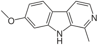 Harmine structure.svg