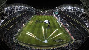 Fireworks at the Aviva Stadium