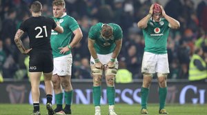 Ireland put in a brave effort against New Zealand