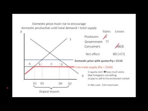 Basic import quotas analysis