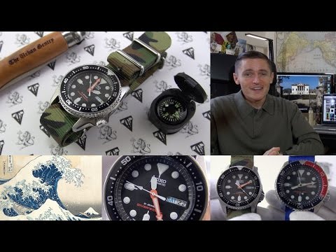 My New Seiko Modded SKX - Review Of The SKX013J & Comparison To The SKX009J Automatic Dive Watch