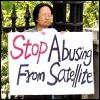 stop abusing from satellite