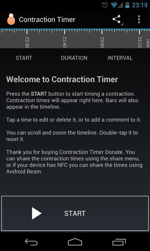    Contraction Timer- screenshot  