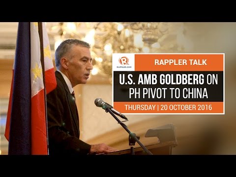 Rappler Talk: US Ambassador Goldberg on PH pivot to China