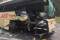 The bus driver injured in a crash on Thursday has died in hospital.  