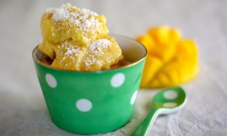 3 ingredient mango ice cream
