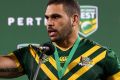 Putting family first: Greg Inglis.