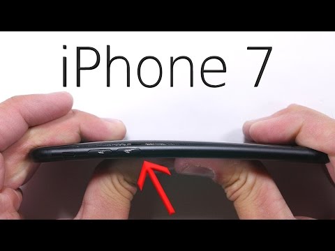 iPhone 7 Scratch test - BEND TEST - Durability video!