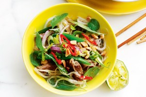 Sichuan beef noodle salad