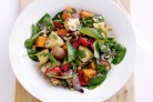 Warm roasted vegetable salad