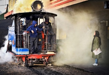 Day begins at Darjeeling , Toy train - a world heritage , declared by UNESCO.