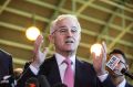 SYDNEY, AUSTRALIA - OCTOBER 05: Prime Minister Malcolm Turnbull gives a press conference after meeting with vocational ...