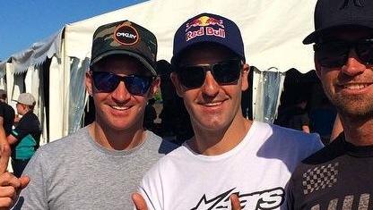 Will Davison, Jamie Whincup and Will Power.