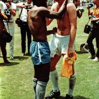 Pele and Bobby Moore