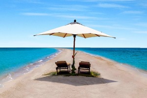 Absolute seclusion on Musha Cay.