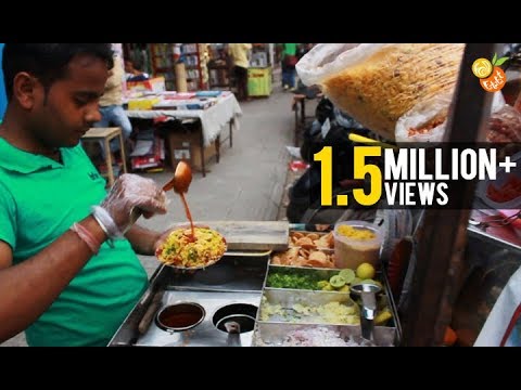 Street Food India - Bhel puri (Chaat) - Indian Street Food - Street Food 2016