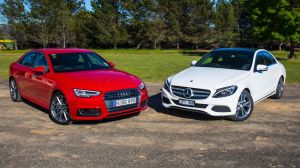 Can last year's Best Luxury Car Under $80,000, the Mercedes-Benz C200, see off the new Audi A4.