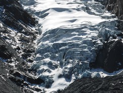 Receding glacier in the Bolivian Andes (1)