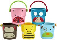 Skip Hop   ZOO Stack & Pour Buckets-rinse cups Toy